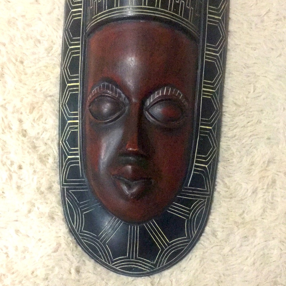 Amarula Cream Liqueur Tribal African Resin Mask 3D Wall Art 10 - Picture 13 of 13